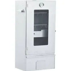 vidaXL BBQ-rookoven met koude rookgenerator gegalvaniseerd staal