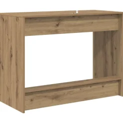 vidaXL Bed Bureau Artisan Eiken 100 x 45 x 75 cm Bewerkt hout