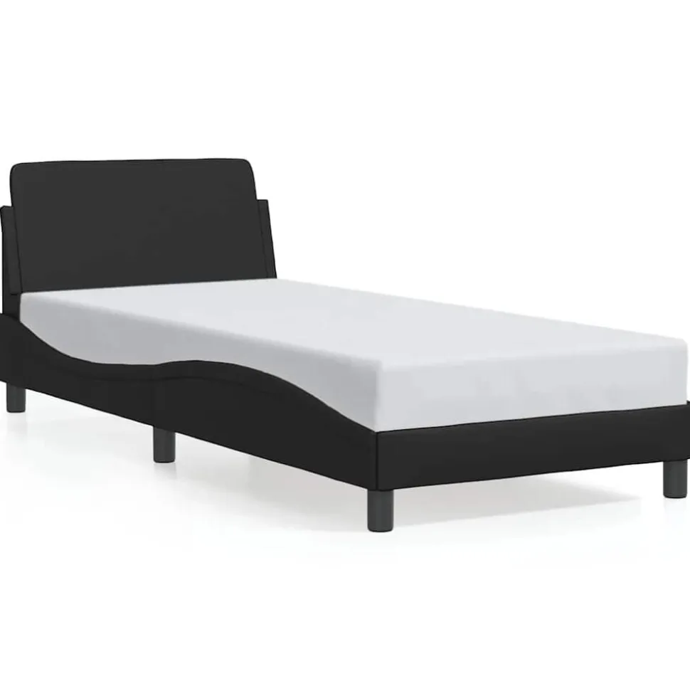 vidaXL Bedframe "Dover" kunstleer zwart 80x200 cm