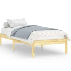 vidaXL Bedframe massief hout 75x190 cm