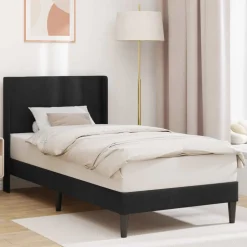 vidaXL Bedframe met hoofdeinde Zwart 80 x 200 cm Fluweel
