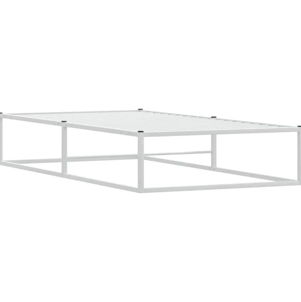 vidaXL Bedframe zonder matras 90x200 cm wit