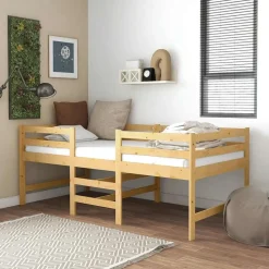 vidaXL Bedframe zonder matras massief grenenhout 90x200 cm