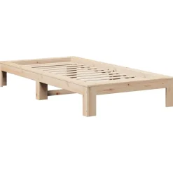 vidaXL Bedframe zonder matras massief grenenhout 100x200 cm