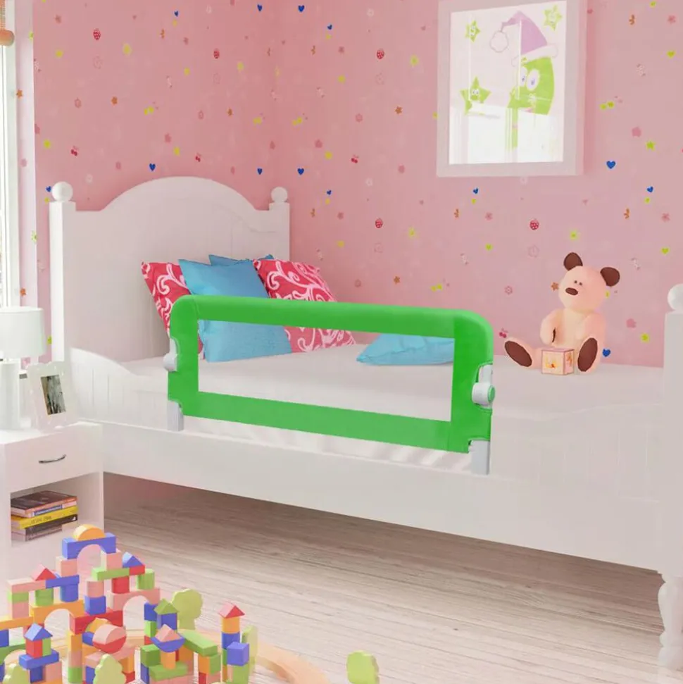 vidaXL Bedhekje peuter 102x42 cm groen