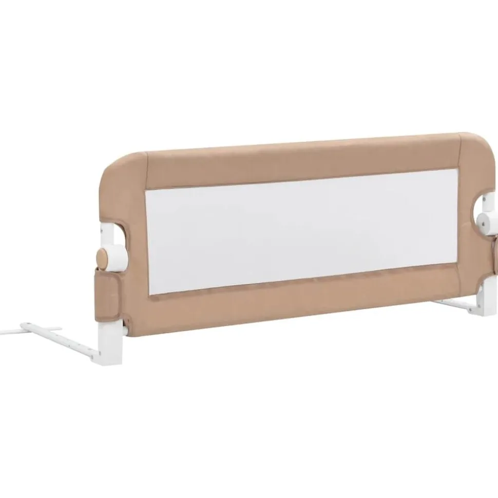 vidaXL Bedhekje peuter 102x42 cm polyester taupe