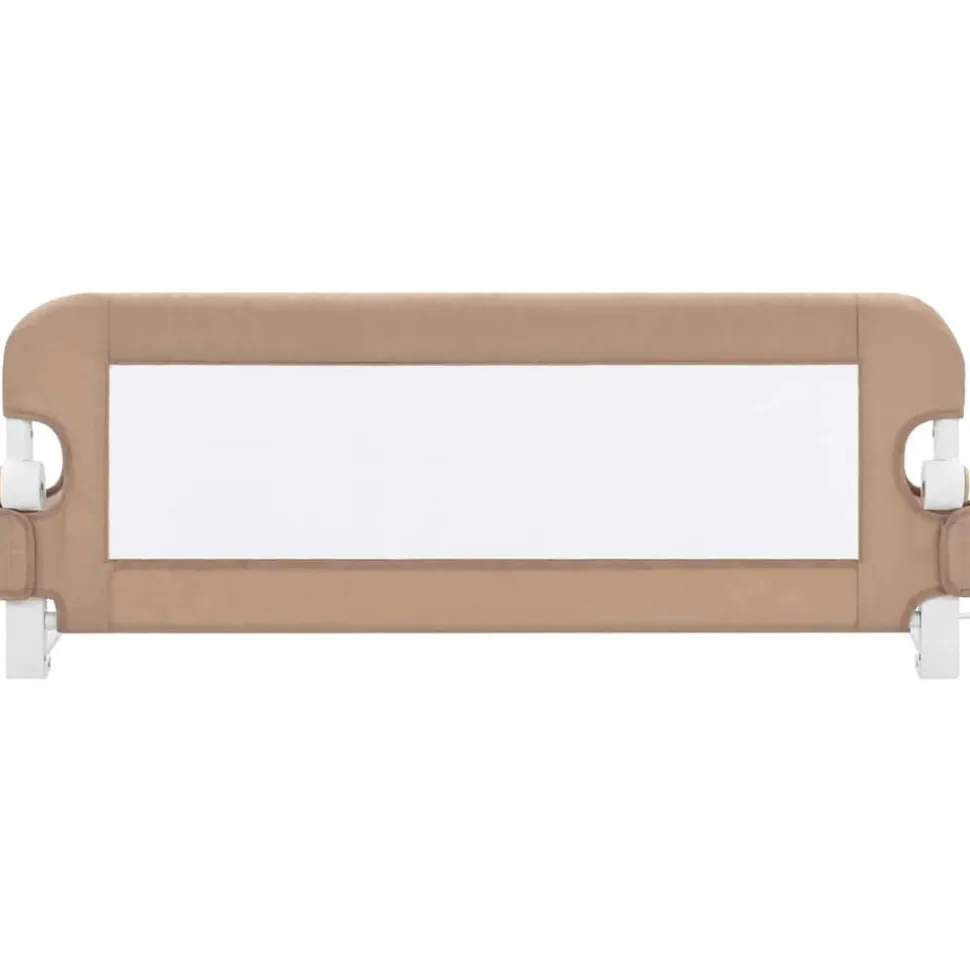 vidaXL Bedhekje peuter 102x42 cm polyester taupe