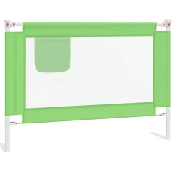 vidaXL Bedhekje peuter 90x25 cm stof groen