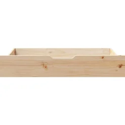 vidaXL Bedlades 2 st met wieltjes 95x55x17 cm massief grenenhout