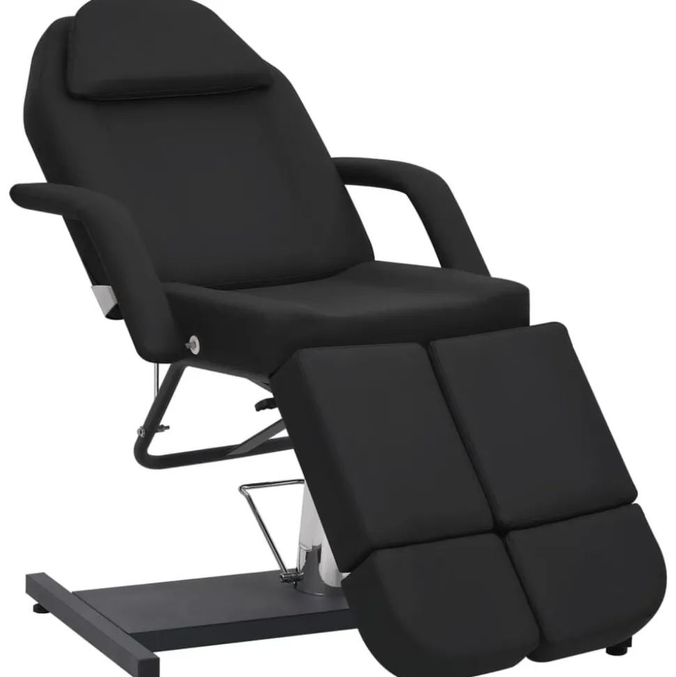vidaXL Behandelstoel 180x62x78 cm kunstleer zwart