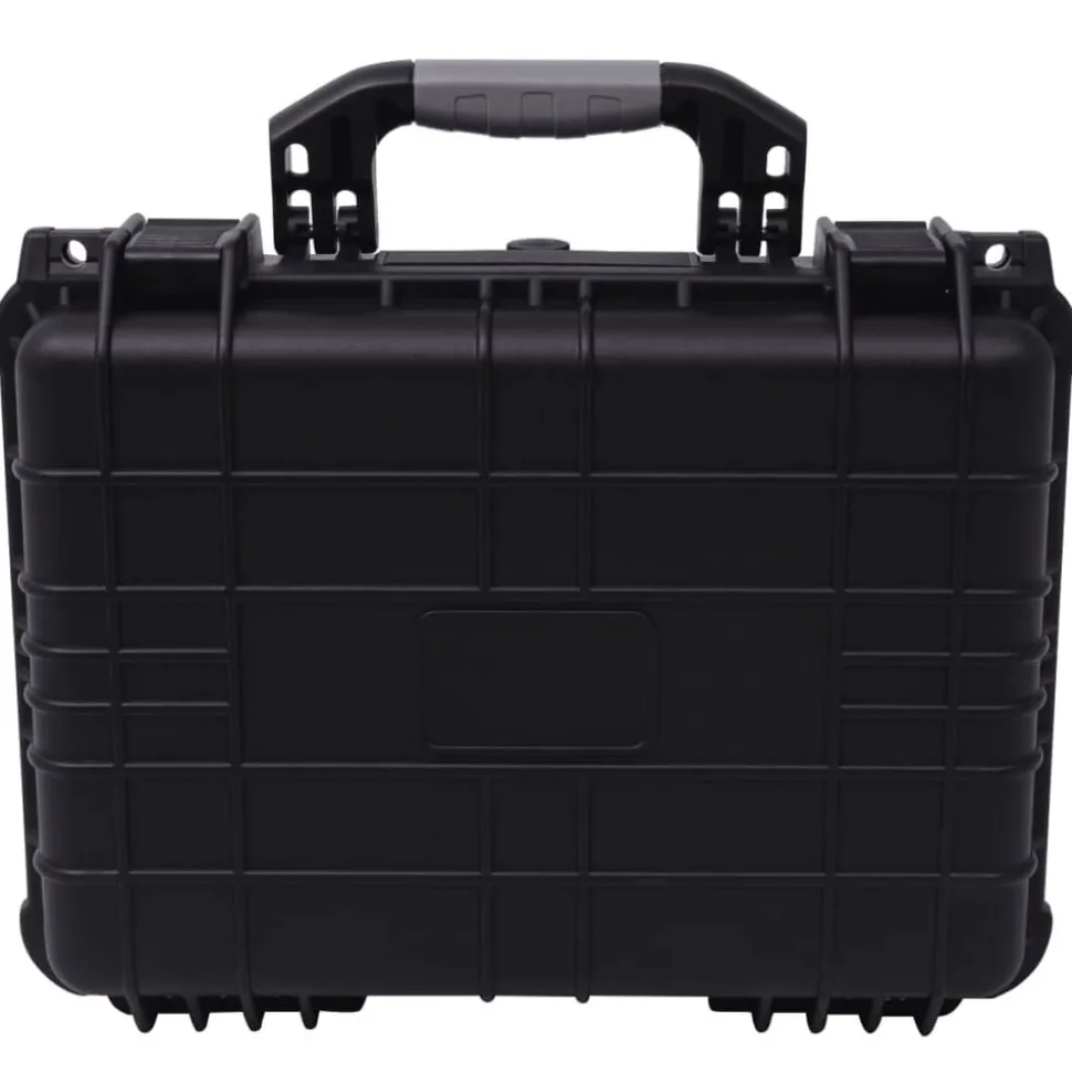 vidaXL Beschermende materiaalkoffer 40,6x33x17,4 cm zwart