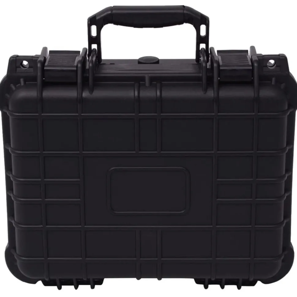 vidaXL Beschermende materiaalkoffer 35x29,5x15 cm zwart