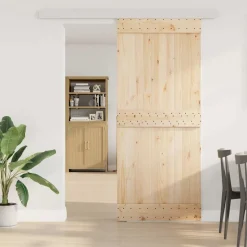 vidaXL Beslagset schuifdeur 183 cm aluminiumlegering zilverkleurig