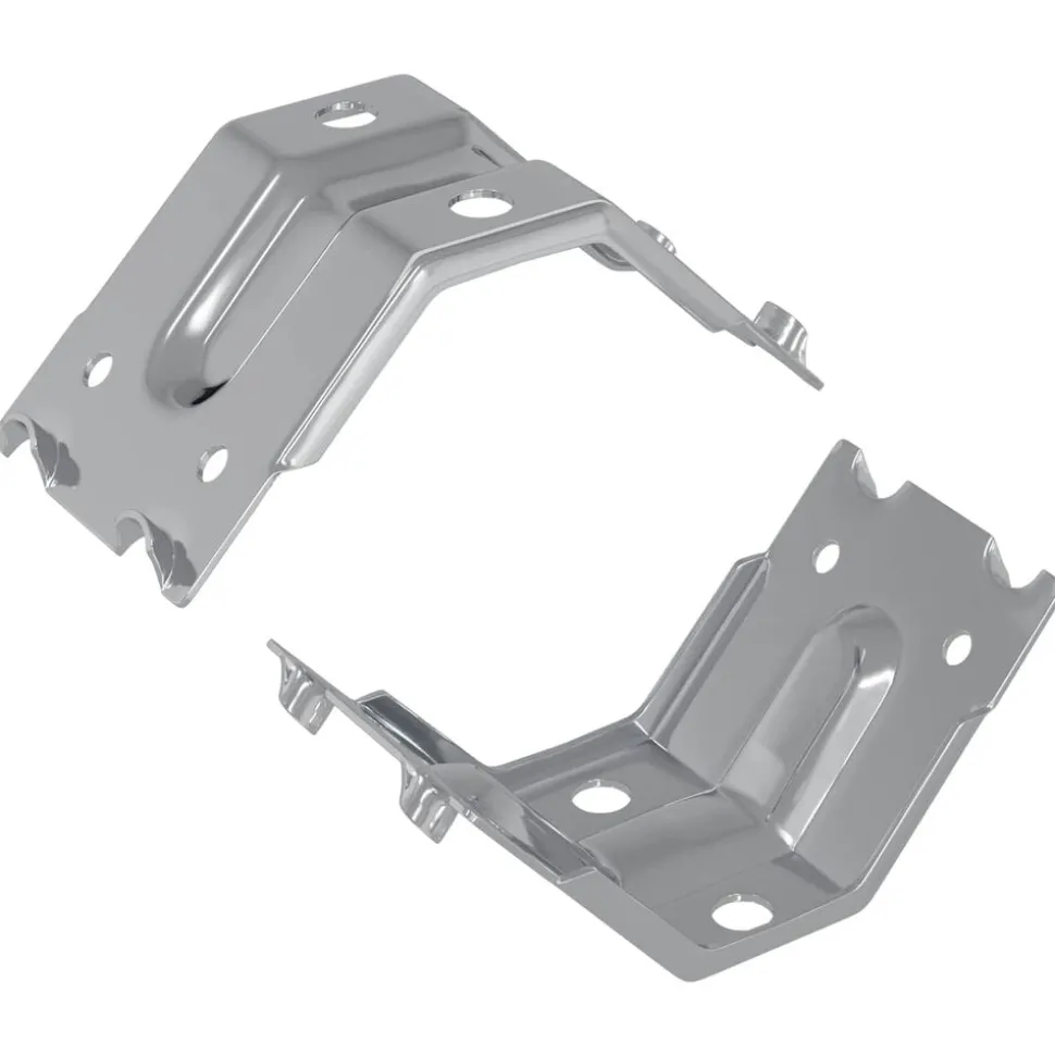 vidaXL Beugel 2 pcs Verzinkt 106 x 55 x 1,5mm Staal