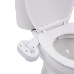 vidaXL Bidetaansluiting voor toiletbril warm/koud water enkel mondstuk