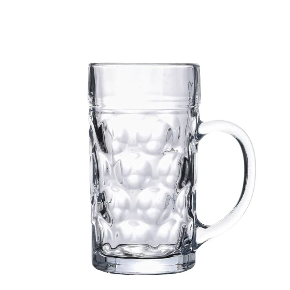 vidaXL Bierpullen met handvat 6 st 1000 ml glas