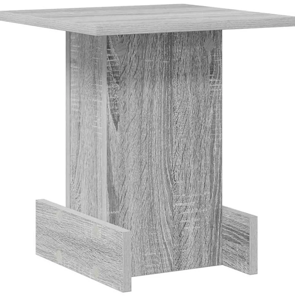 vidaXL Bijzettafel Grijs Sonoma 35,5 x 35 x 40 cm Bewerkt hout