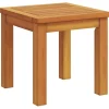 vidaXL Bijzettafel Olie naturel 35 x 35 x 34 cm Massief Acaciahout