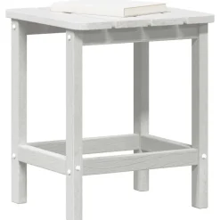 vidaXL Bijzettafel Wit 38 x 38 x 46 cm Polyetheen