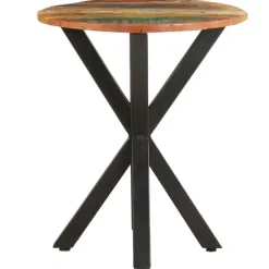 vidaXL Bijzettafel 48x48x56 cm massief gerecycled hout