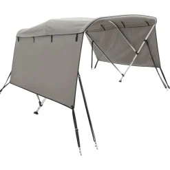 vidaXL Biminitop 3 bogen met zijwanden 183x(185-198)x137 cm