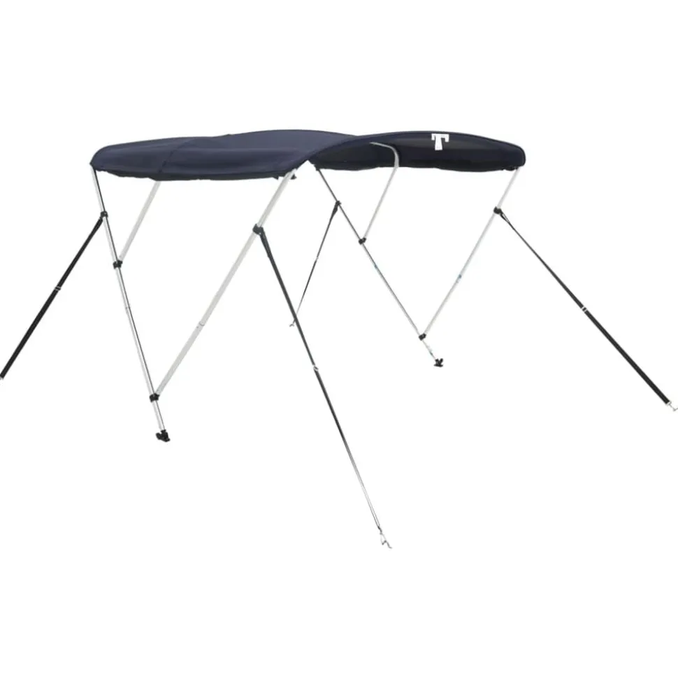 vidaXL Biminitop 3 bogen met mesh zijwanden 183x(137-152)x137 cm
