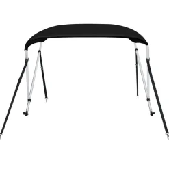 vidaXL Biminitop 2 bogen 150x120x110 cm zwart