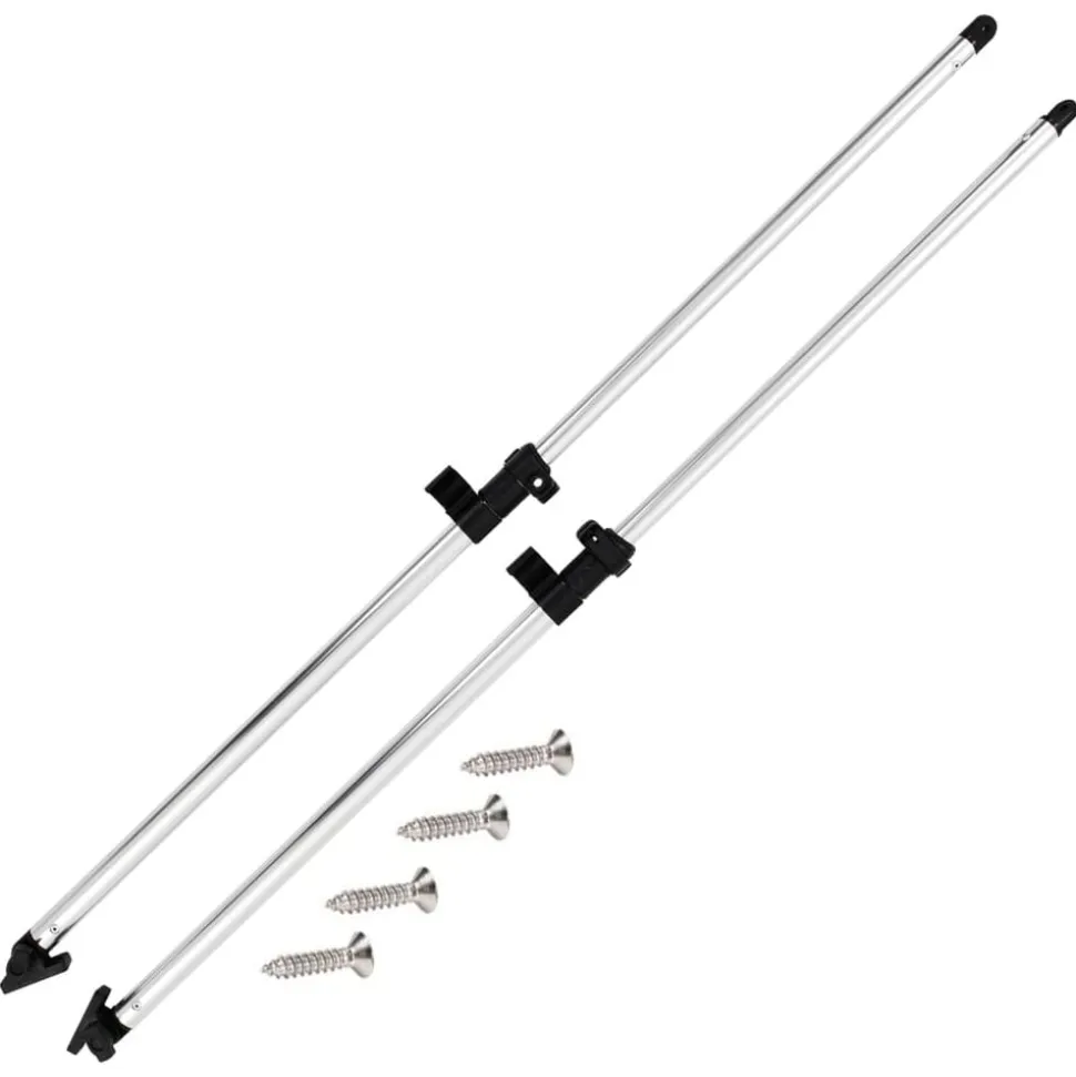 vidaXL Biminitop steunpalen 2 st aluminium