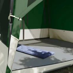 vidaXL Binnentent met dak met opslag Groen 291 x 291 x 240 cm taft