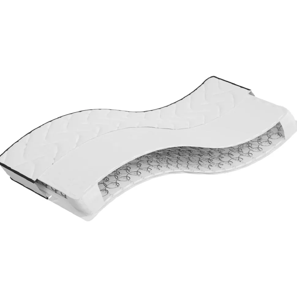 vidaXL Binnenveringmatras middelhard 80x200 cm
