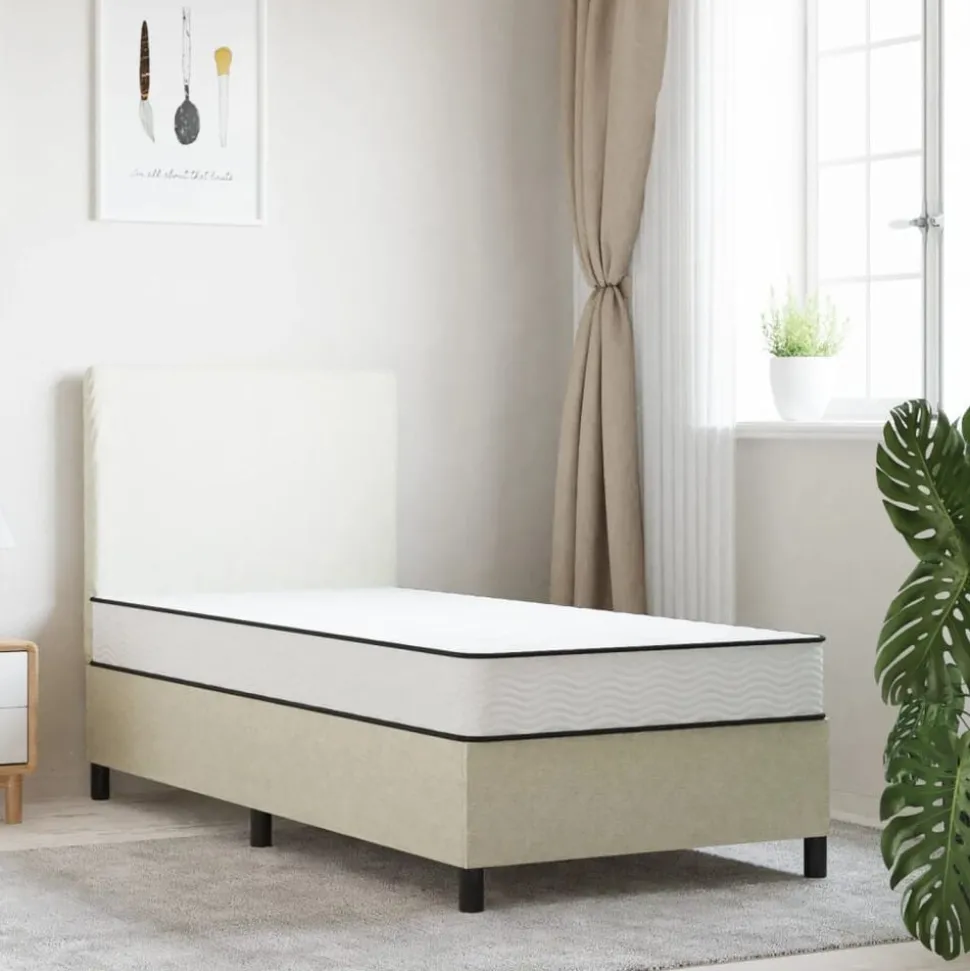 vidaXL Binnenveringmatras middelhard 80x200 cm