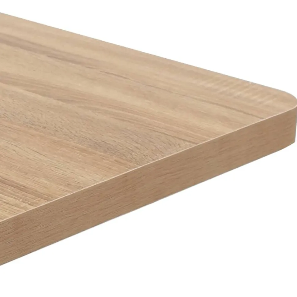 vidaXL Bistrotafel 50x50 cm MDF lichtbruin