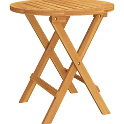 vidaXL Bistrotafel Ø46x47 cm massief acaciahout