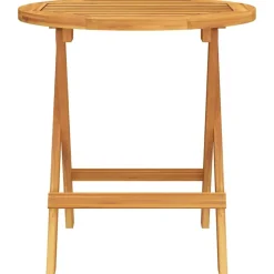 vidaXL Bistrotafel Ø46x47 cm massief acaciahout
