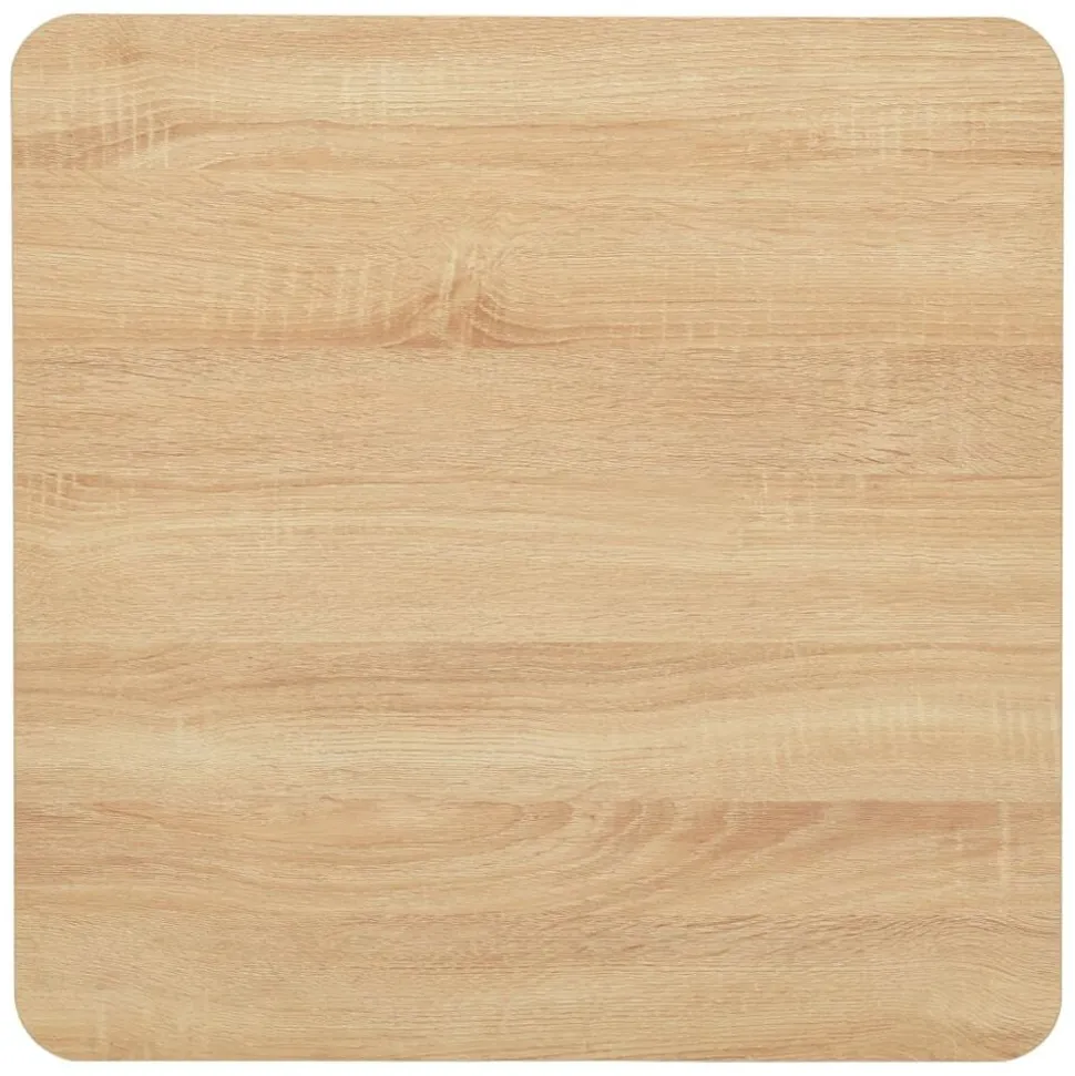 vidaXL Bistrotafel 70x70x107 cm eikenkleurig