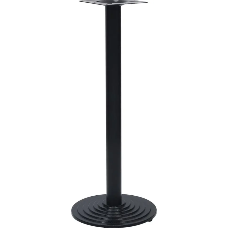 vidaXL Bistrotafelpoot Ø43x107 cm gietijzer zwart