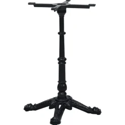 vidaXL Bistrotafelpoot 52x52x72 cm gietijzer zwart