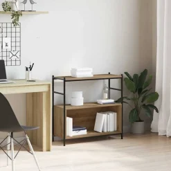 vidaXL Boekenkast artisanaal eikenkleurig 80 x 30 x 78.5 cm