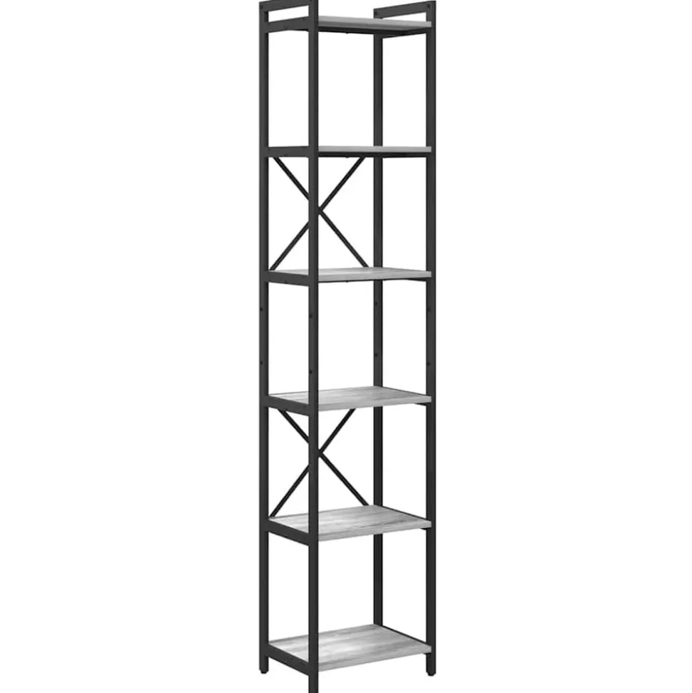 vidaXL Boekenkast Grijs sonoma 40 x 30 x 189,5 cm Bewerkt hout
