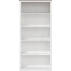 vidaXL Boekenkast 5-laags BODO 82x40x173 cm massief grenenhout bruin