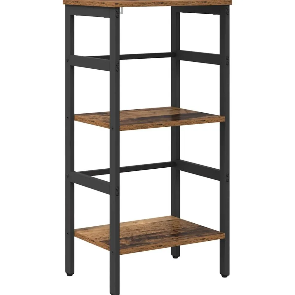 vidaXL Boekenkast Oud Hout 40 x 29,5 x 81 cm Bewerkt hout