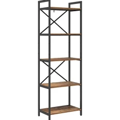 vidaXL Boekenkast Oud Hout 56 x 34 x 171 cm Bewerkt hout