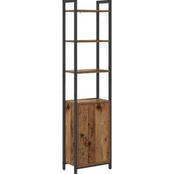 vidaXL Boekenkast Oud Hout 40 x 24 x 161 cm Bewerkt hout