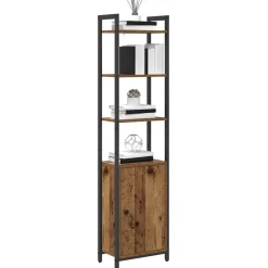 vidaXL Boekenkast Oud Hout 40 x 24 x 161 cm Bewerkt hout