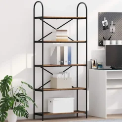 vidaXL Boekenkast Oudhout 80 x 30 x 183 cm Bewerkt hout