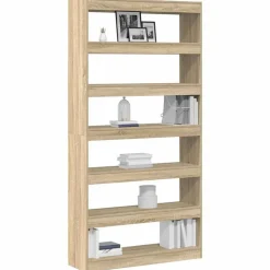 vidaXL Boekenkast Sonoma Eiken 100 x 30 x 198 cm Bewerkt hout