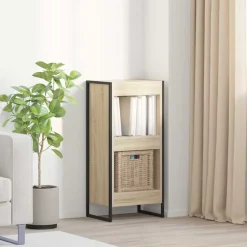 vidaXL Boekenkast Sonoma 80 x 30 x 155 cm Bewerkt hout