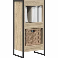 vidaXL Boekenkast Sonoma 80 x 30 x 155 cm Bewerkt hout