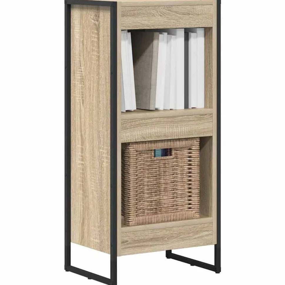 vidaXL Boekenkast Sonoma 80 x 30 x 155 cm Bewerkt hout