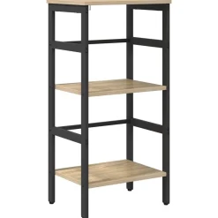 vidaXL Boekenkast Sonoma Eiken 40 x 29,5 x 81 cm Bewerkt hout